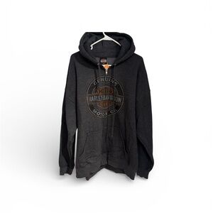 Men’s XL Harley-Davidson Zip Up Tampa Hooded Hoodie Sweatshirt NWT